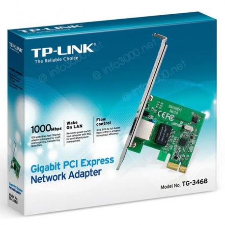 TP-Link Carte Réseau PCI Express Gigabit Ethernet