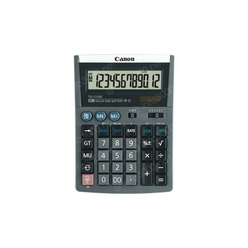 Canon TX-1210E Calculatrice de bureau 12 chiffres 